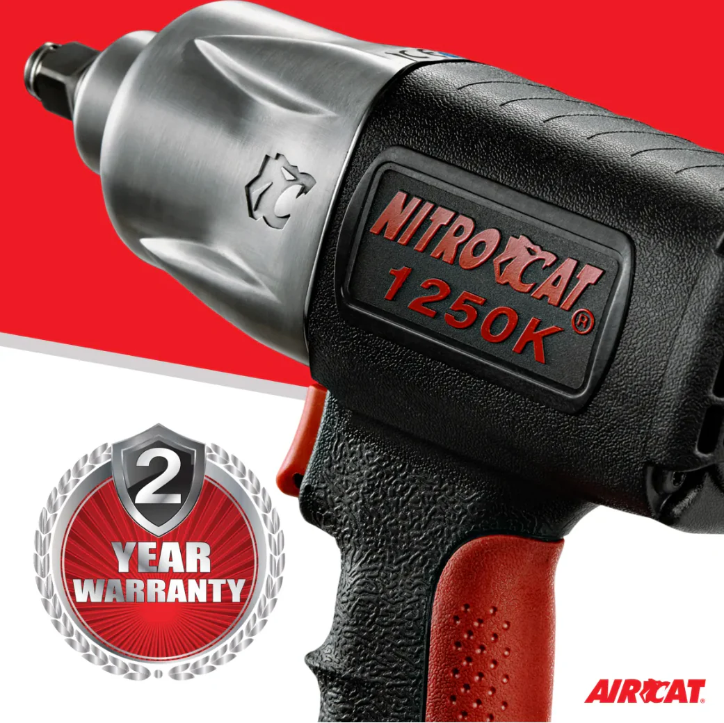 AirCat 1250-K 1/2″ NITROCAT Composite Twin Clutch Impact Wrench - Image 3