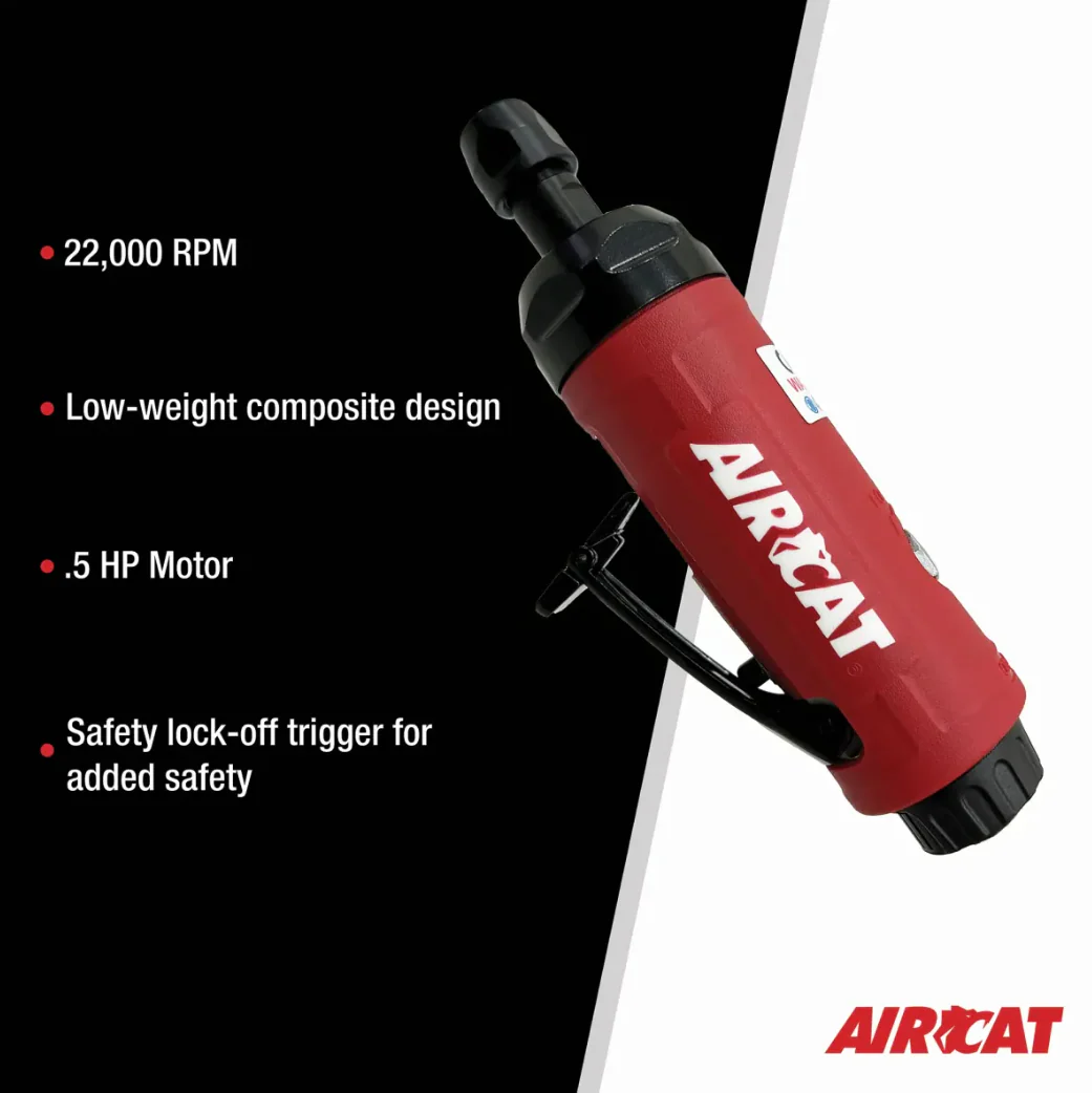 AirCat 6225 - .5 HP Straight Die Grinder - Image 2