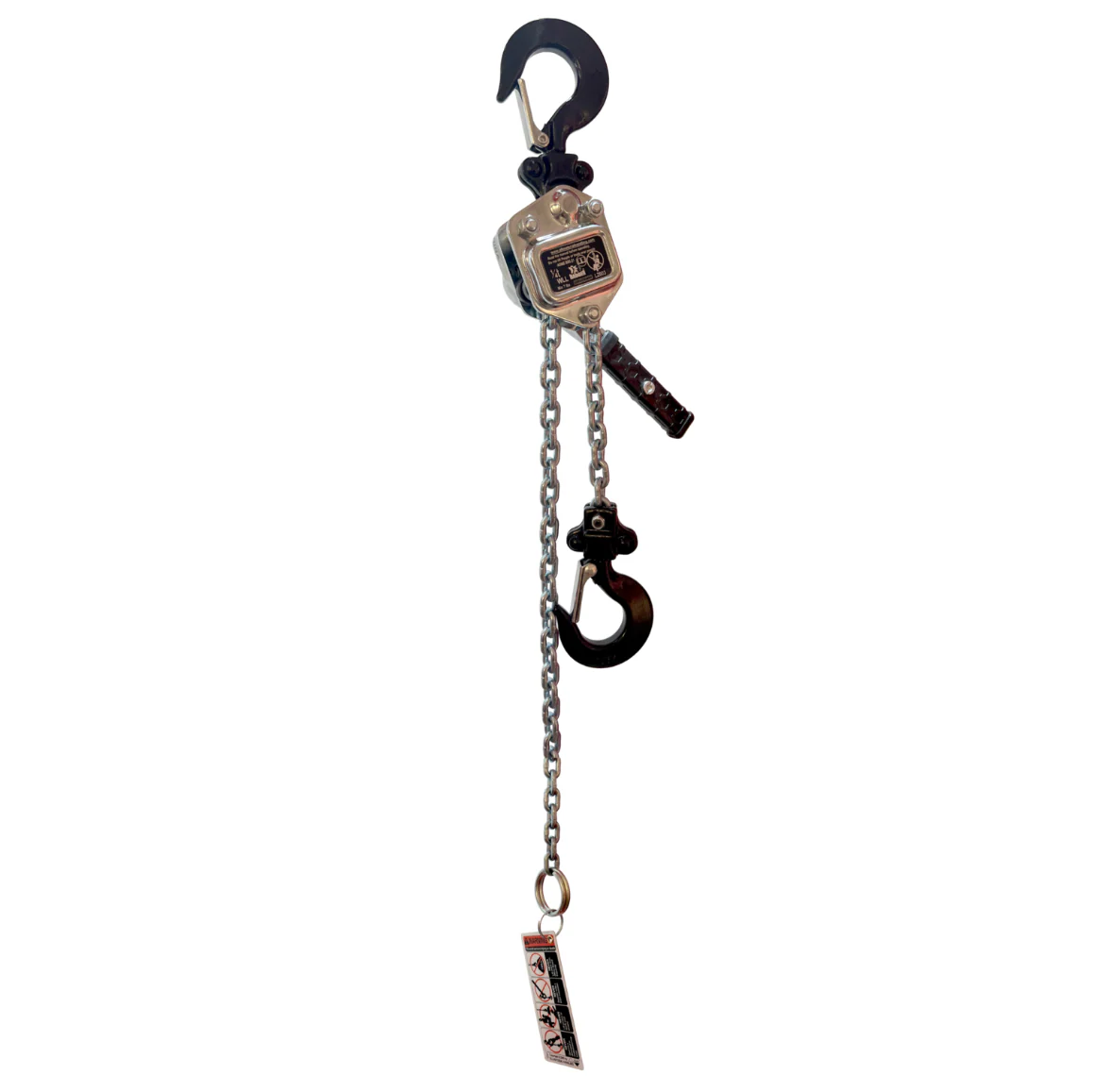 All Material Handling LZ003-10 Mini Lever Chain Hoist, 1/4 Ton, 10' Lift