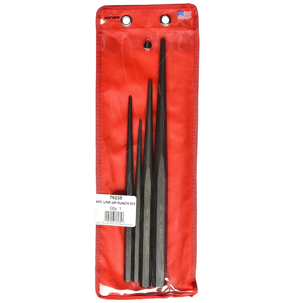 Mayhew 76235 - 4pc Line-Up Punch Kit - Image 2