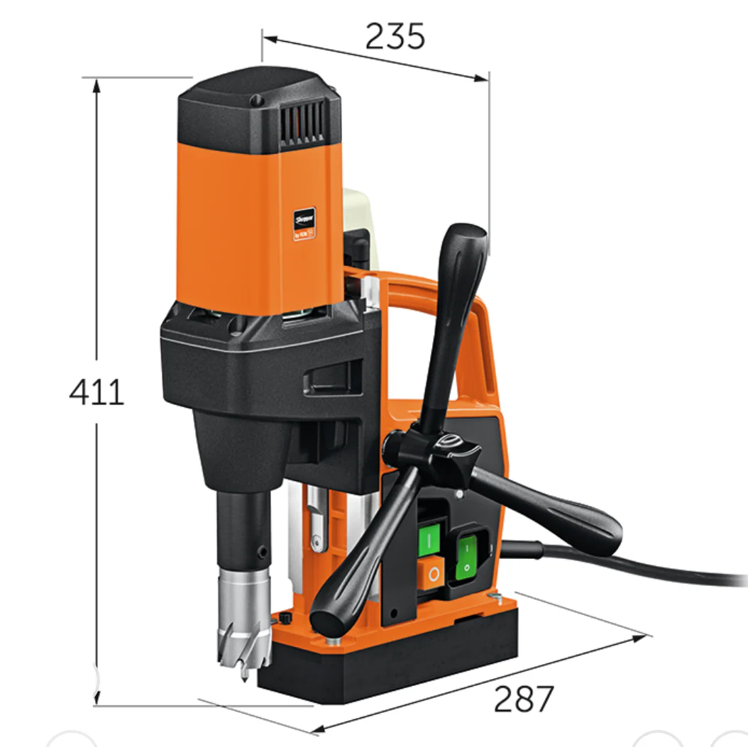 Fein JME Short Slugger II Endurance Magnetic Drill up to 1-1/4" - Image 3