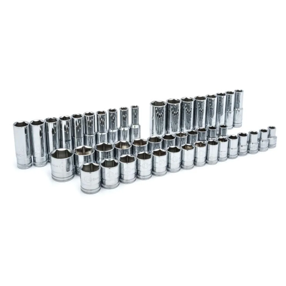 GearWrench 80700P - 49 Piece 1/2" Drive 6 Point 120XP™ Standard and Deep SAE/Metric Mechanics Tool Set - Image 2