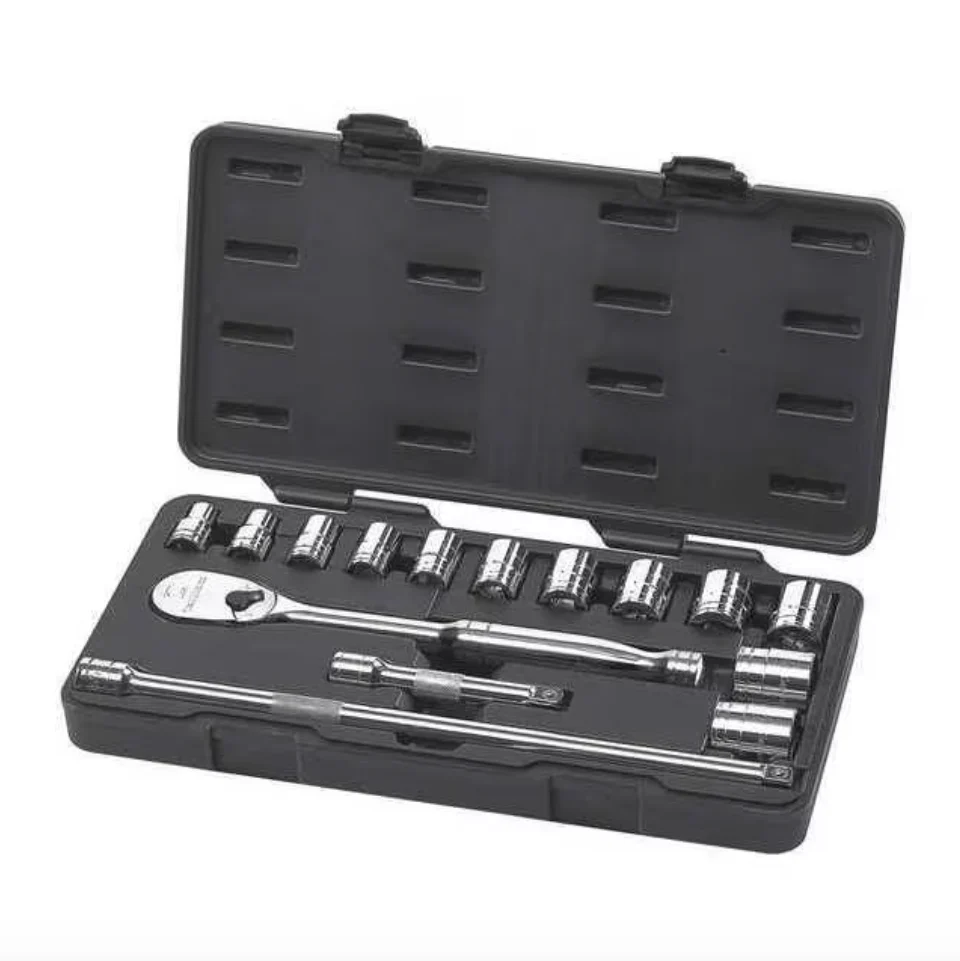 GearWrench 80706 - 15 Piece 1/2" Drive 6 Point Standard SAE Mechanics Tool Set