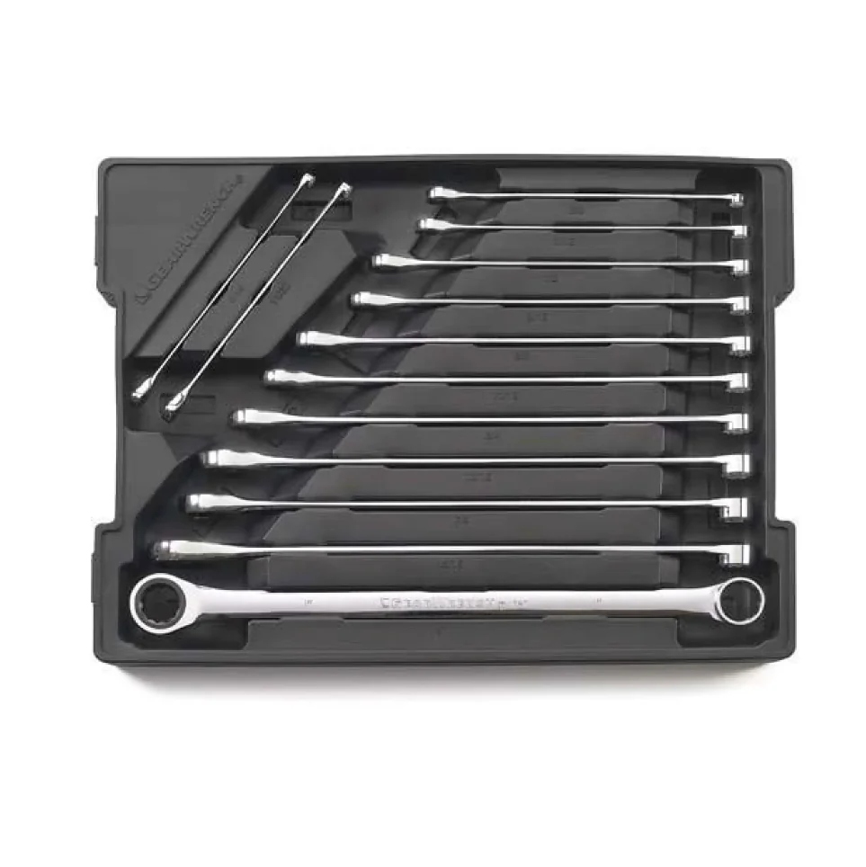 GearWrench 85999 - 13 Piece 72-Tooth 12 Point XL GearBox™ Double Box Ratcheting SAE Wrench Set