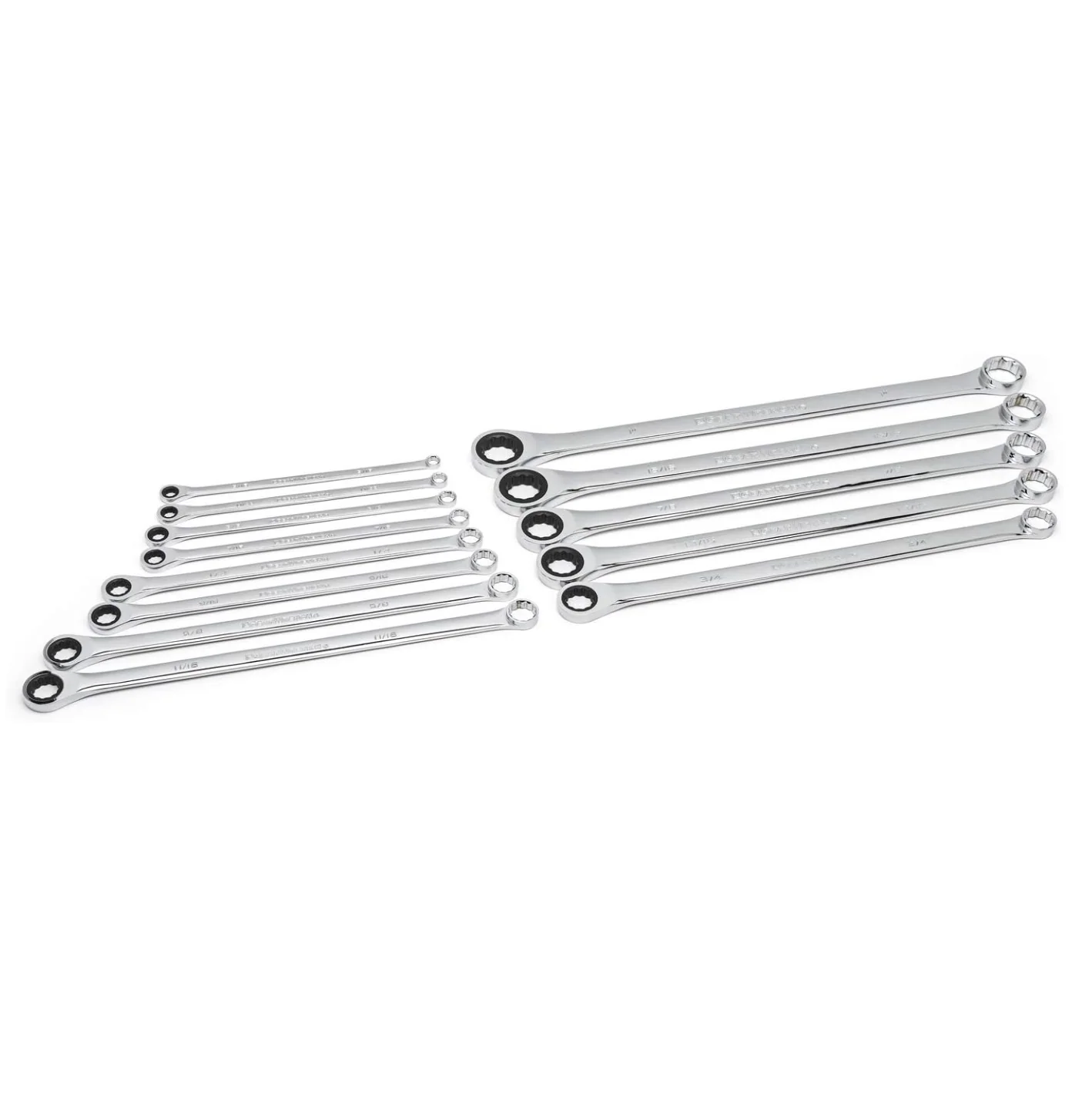 GearWrench 85999 - 13 Piece 72-Tooth 12 Point XL GearBox™ Double Box Ratcheting SAE Wrench Set - Image 2
