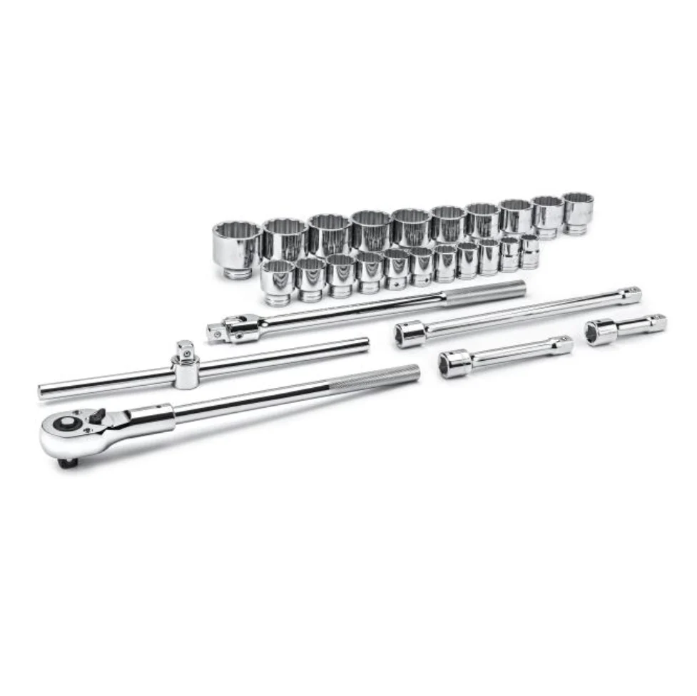 GearWrench 80880 - 27 Piece 3/4" Drive 12 Point Standard SAE Mechanics Tool Set - Image 2
