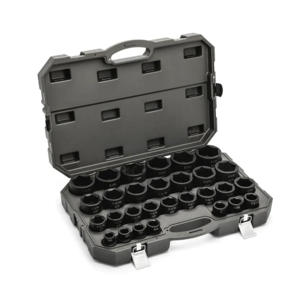 GearWrench 84035 - 29 Piece 3/4" Drive 6 Point SAE Impact Socket Set