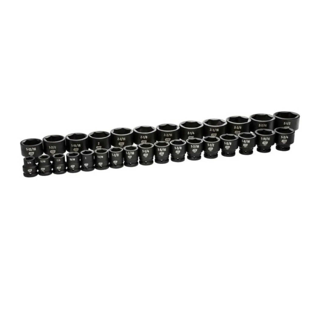 GearWrench 84035 - 29 Piece 3/4" Drive 6 Point SAE Impact Socket Set - Image 2