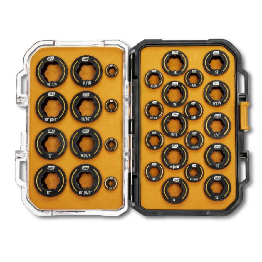 GearWrench 86193 - 30 Piece Bolt Biter™ SAE/Metric Wrench Insert Set - Image 4