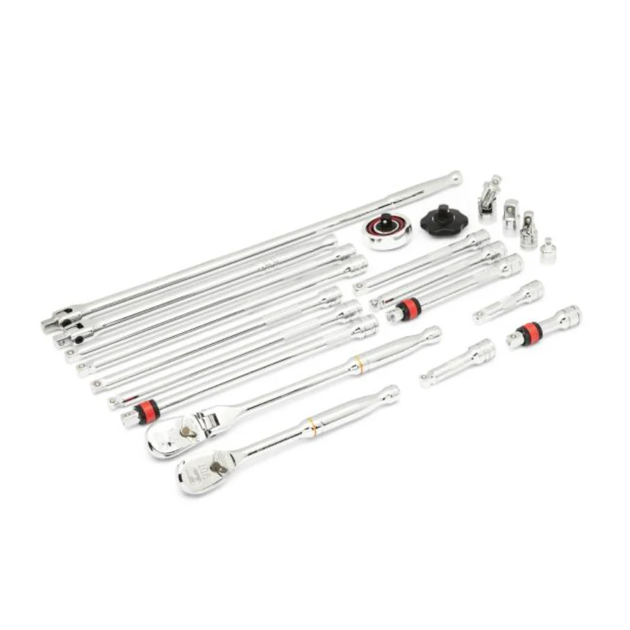 GearWrench 86521 - 21 Piece 3/8" 90-Tooth Ratchet & Drive Tool Set with Foam Storage Tray - Image 3