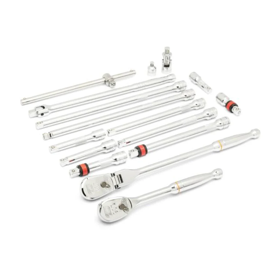 GearWrench 86522- 16 Piece 1/2" 90-Tooth Ratchet & Drive Tool Set with Foam Storage Tray - Image 3