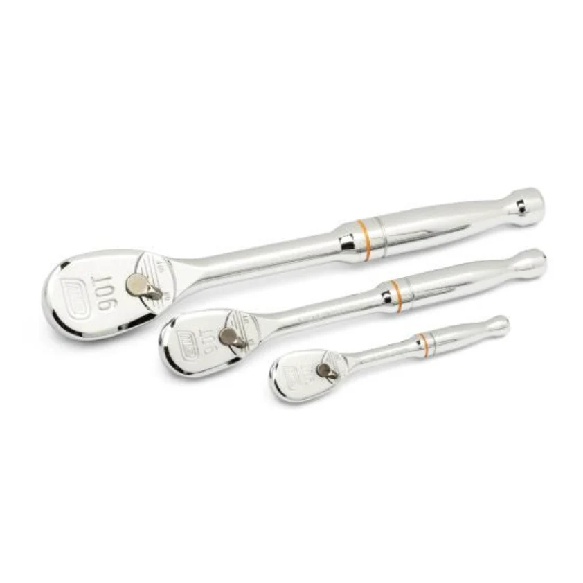 GearWrench 86529 - 83 Piece 1/4", 3/8", & 1/2" 90-Tooth SAE/Metric Mechanics Tool Set with Foam Storage Tray - Image 4