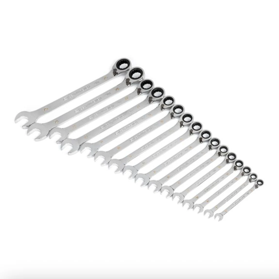 GearWrench 86629 - 16 Piece 90-Tooth 12 Point Metric Reversible Ratcheting Wrench Set - Image 2