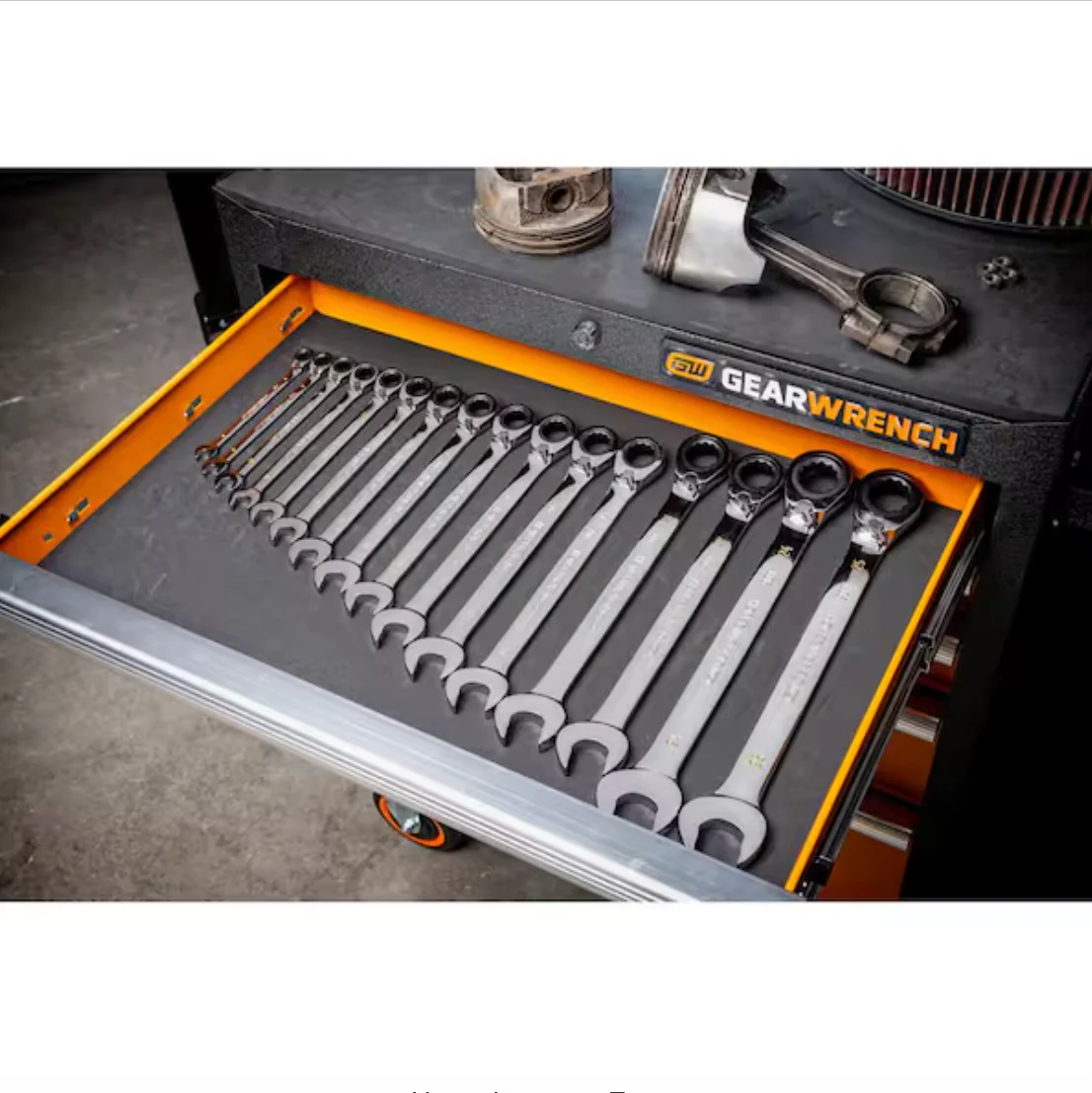 GearWrench 86629 - 16 Piece 90-Tooth 12 Point Metric Reversible Ratcheting Wrench Set - Image 5