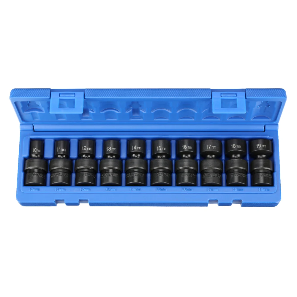 Grey Pneumatic 1210UM 3/8'' Drive Standard Length Universal Socket Set