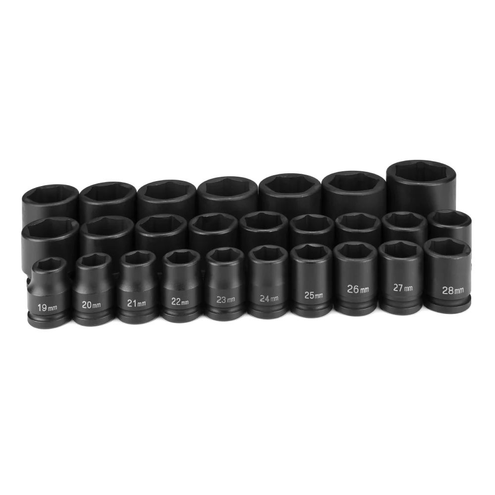 Grey Pneumatic 8026M - 26-Piece 3/4" Drive Metric 6-Point Impact Socket Set - Image 2