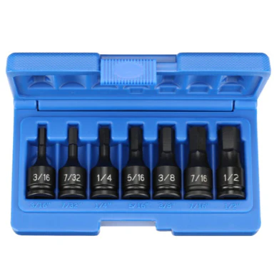 Grey Pneumatic 1297H 3/8" 7-Piece Hex Driver Socket Set