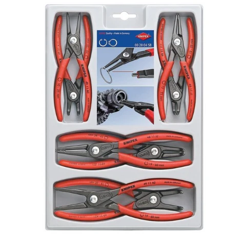 Knipex 002004SB Precision Circlip Pliers Set - 8pc