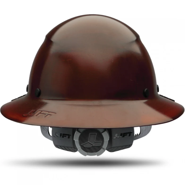 LIFT Safety HDF-15NG DAX Full Brim Hard Hat - Ratchet Suspension - Natural - Image 3