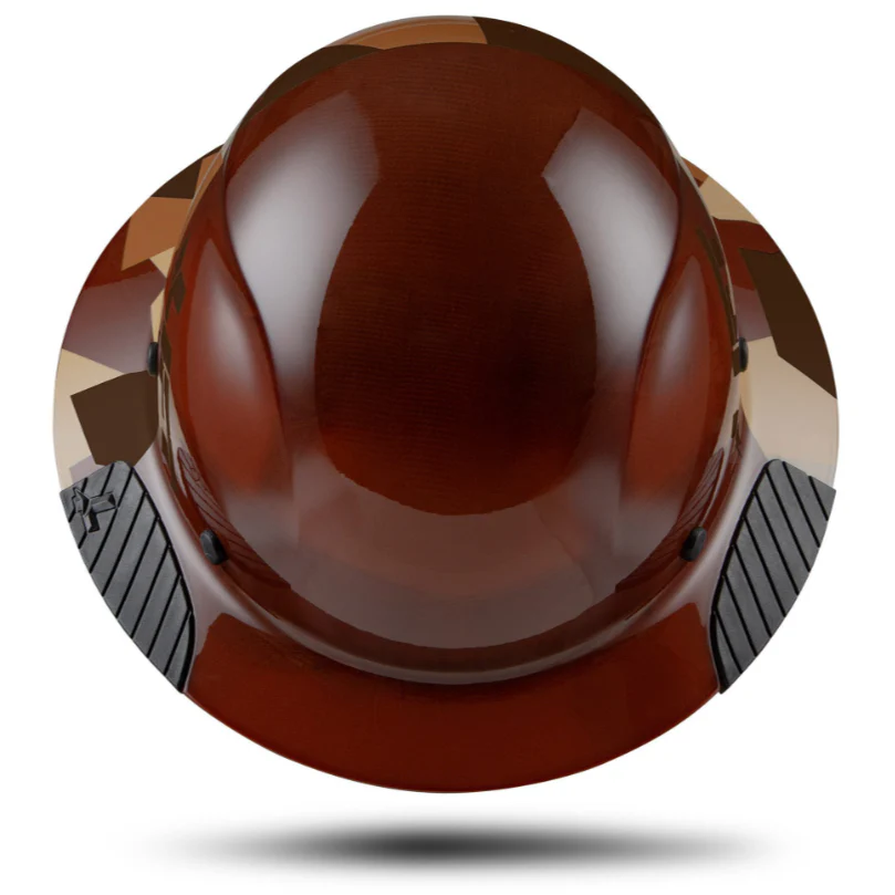 LIFT Safety HDF50-20CD DAX Fifty 50 Full Brim Hard Hat - Ratchet Suspension - Desert Camo Gloss - Image 4