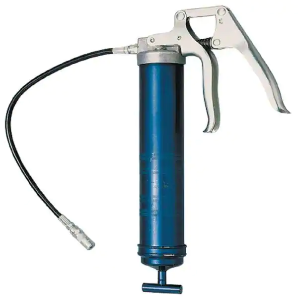 Lincoln 1133 Heavy-Duty Pistol-Grip Grease Gun - 18" Flex Hose, 6,000 psi