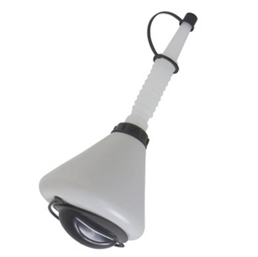 Lisle 19832 1.6 Qt. Plastic Funnel w/ Lid and Spout Cap
