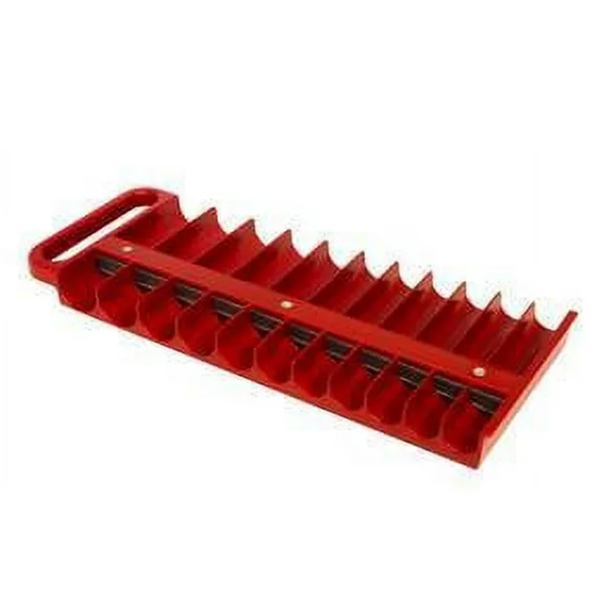 Lisle 40900 - 1/2" Magnetic Socket Holder (Red)