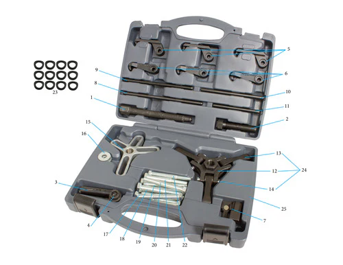 Lisle 54810 Master Harmonic Balancer Puller Set - Image 2