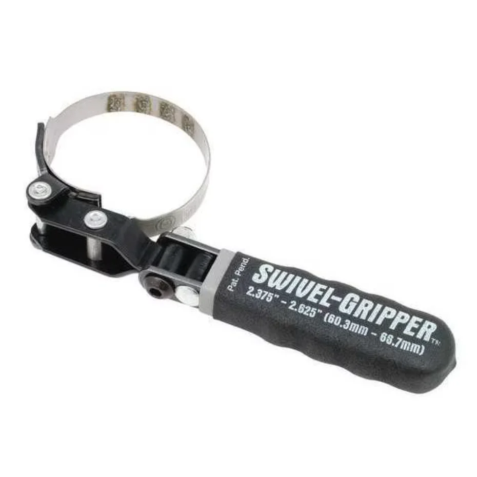 Lisle 57010 Swivel Gripper - No Slip Filter Wrench - Import