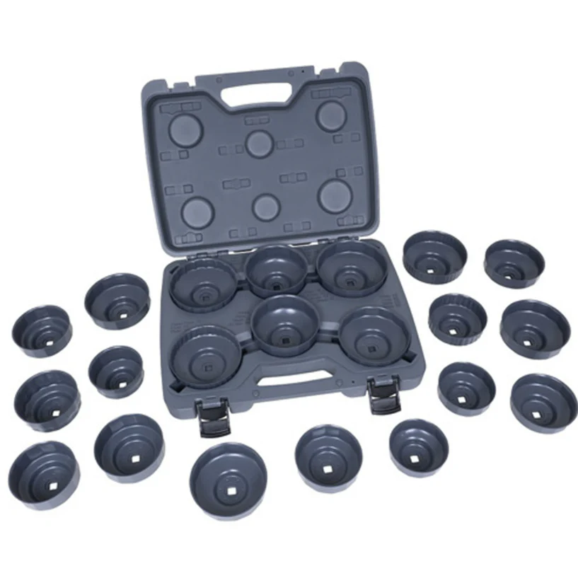 Lisle 61460 H.D. End Cap Wrench Set - 21pc