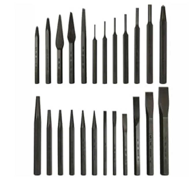 Mayhew 61050 Punch and Chisel Kit, Black Oxide Finish 24pc - Image 2