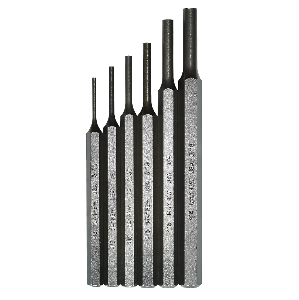 Mayhew 76075 Pin Punch Kit, 6pc