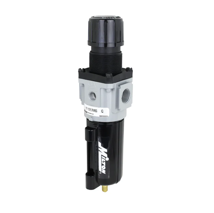 Milton 1111 - 1/2" NPT Metal Piggyback Filter Regulator - Image 2