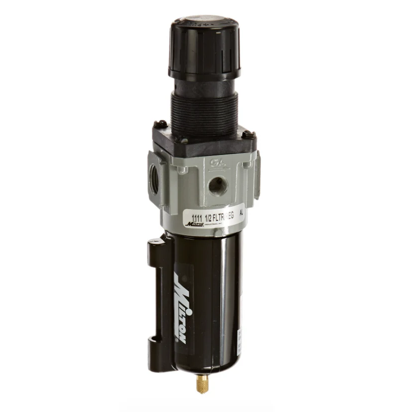 Milton 1111 - 1/2" NPT Metal Piggyback Filter Regulator - Image 4