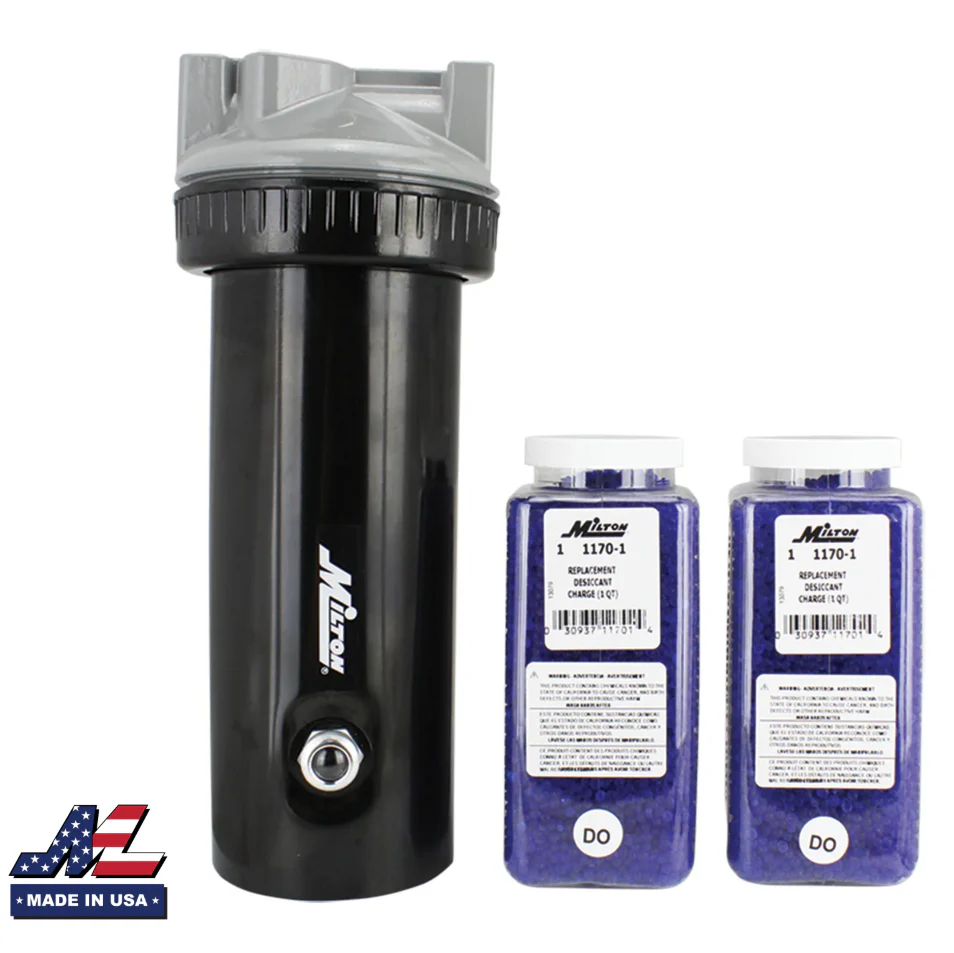 Milton 1170-2 - 1/2" Compact FRL Desiccant Dryer