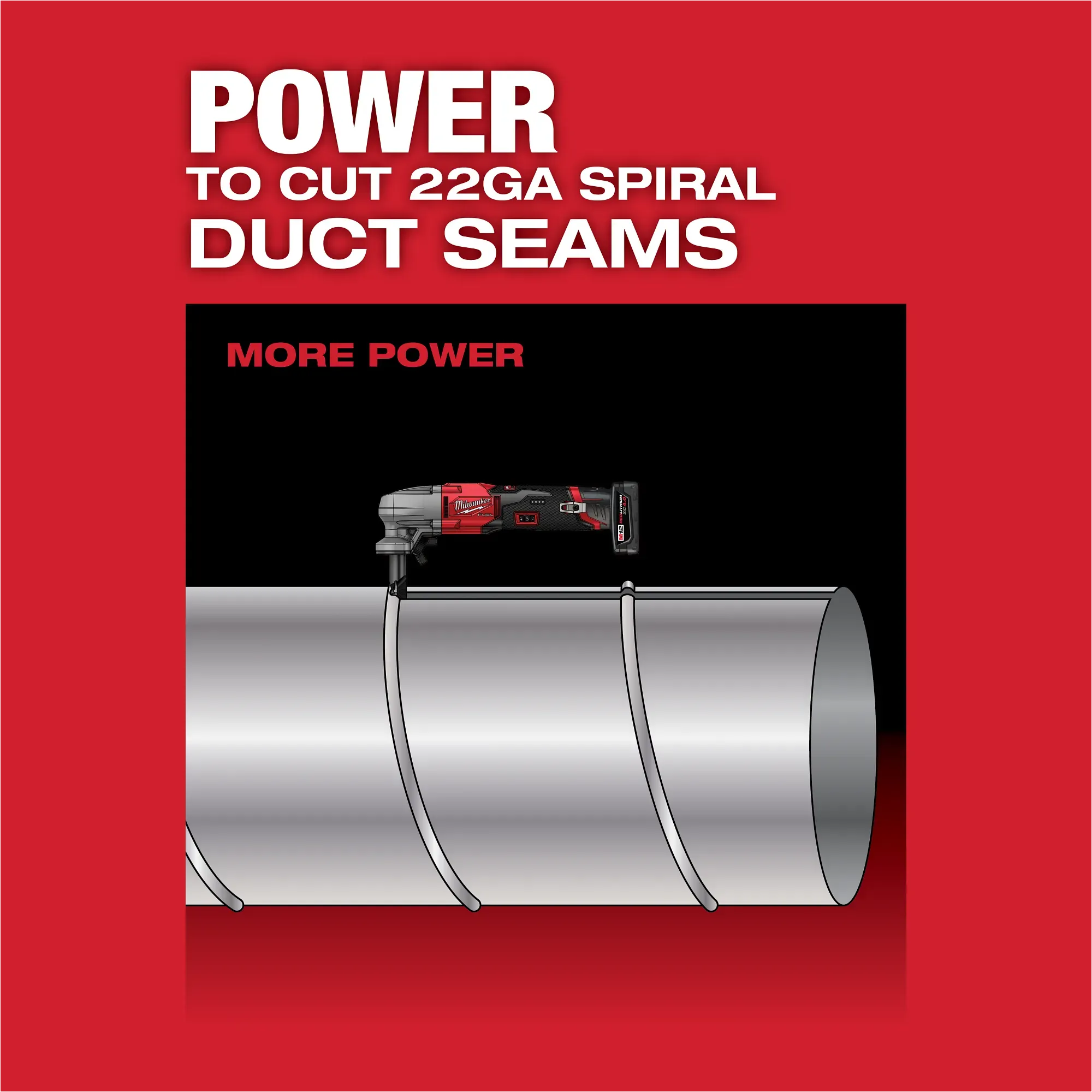 Milwaukee 2476-20 M12 FUEL™ 16 Gauge Variable Speed Nibbler (Tool Only) - Image 4