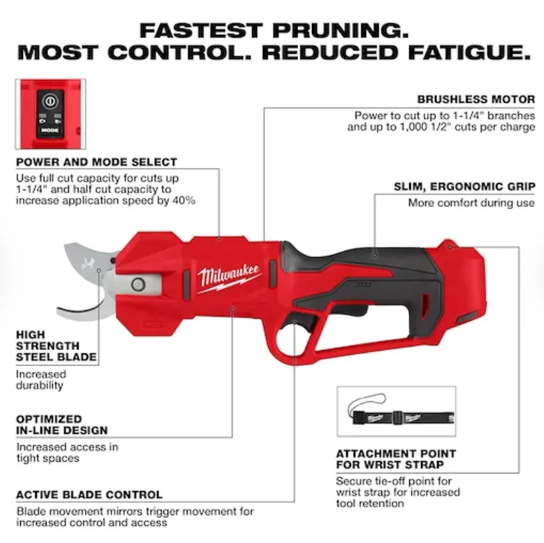 Milwaukee 2534-21 M12™ Brushless Pruning Shears Kit - Image 2