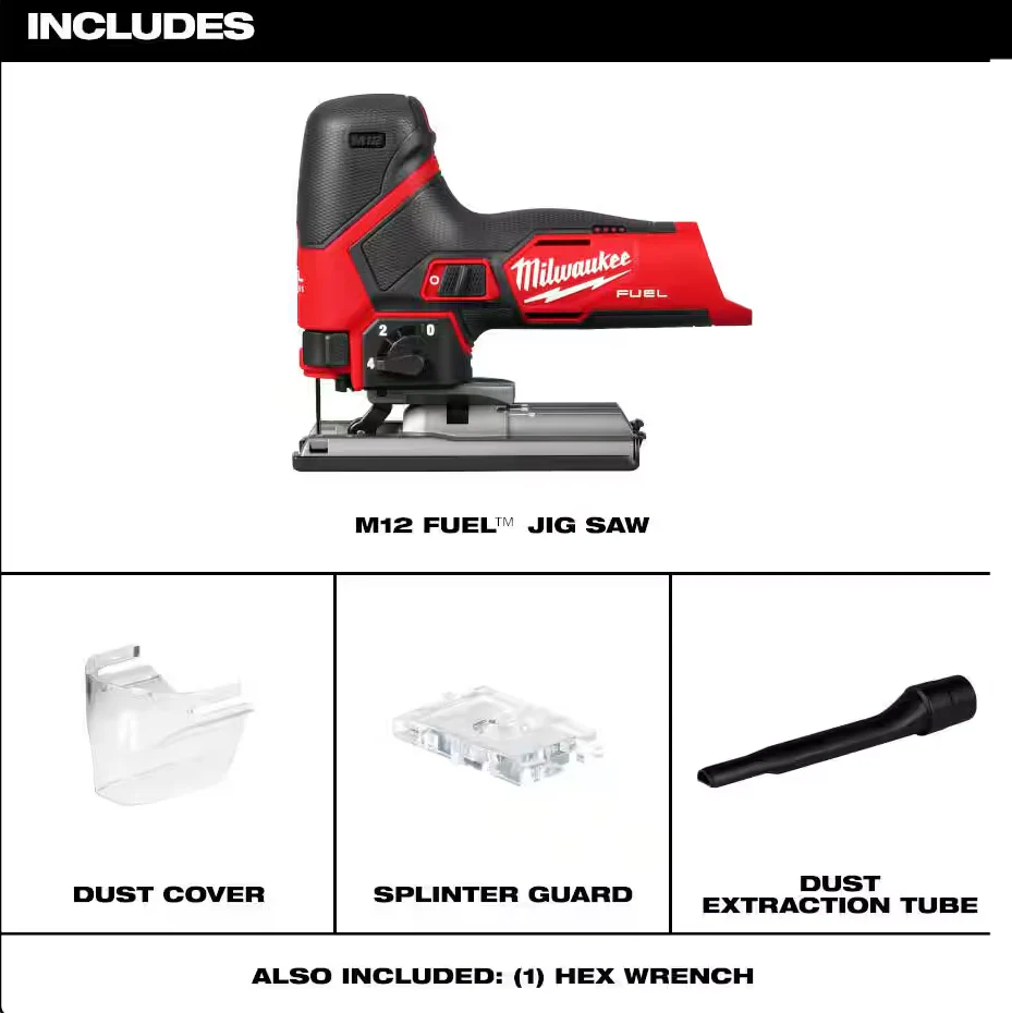 Milwaukee 2545-20 M12 FUEL™ Jig Saw (Tool Only) - Image 4