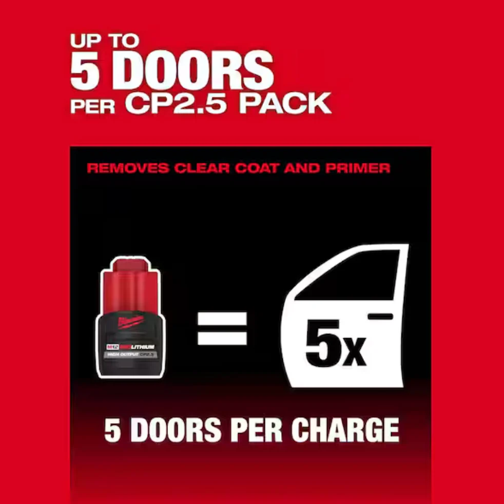 Milwaukee 2584-20 M12™ FUEL™ 6" Random Orbital Sander (3/32") (Tool Only) - Image 10