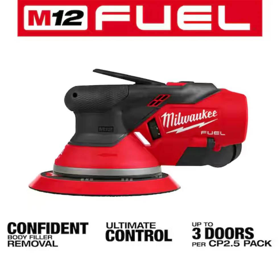 Milwaukee 2585-20 M12 FUEL™ 6" Random Orbital Sander (3/16")(Tool Only) - Image 4