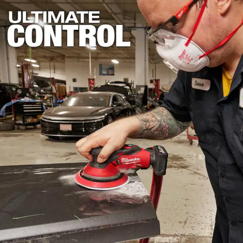Milwaukee 2585-20 M12 FUEL™ 6" Random Orbital Sander (3/16")(Tool Only) - Image 7