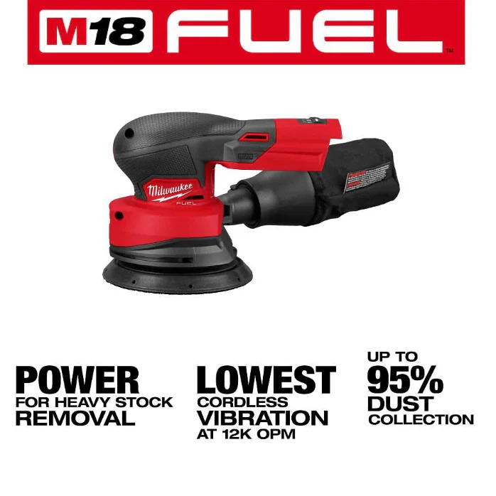 Milwaukee 2837-20 M18 FUEL™ 5" Random Orbital Sander (Tool Only) - Image 3