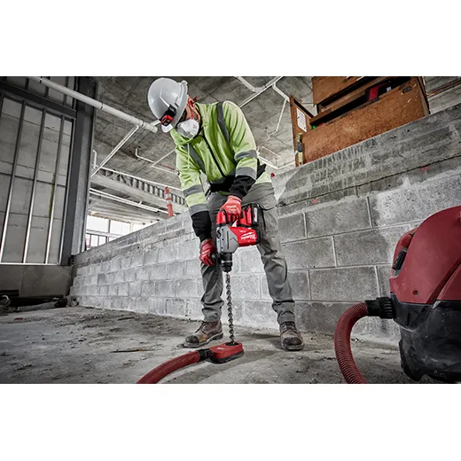Milwaukee 2915-22DE M18 FUEL™ 1-1/8" SDS Plus Rotary Hammer w/ ONE-KEY™ & HAMMERVAC™ Dedicated Dust Extractor Kit - Image 6
