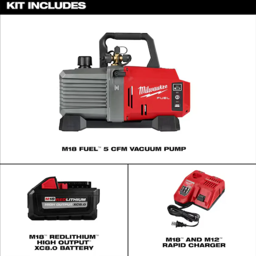 Milwaukee 2941-21 M18 FUEL™ 5 CFM Vacuum Pump Kit - Image 2