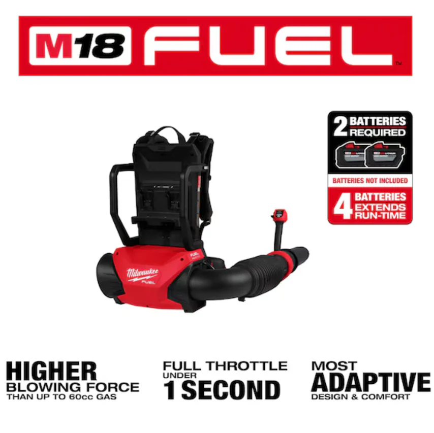 Milwaukee 3009-20 M18 FUEL™ Dual Battery Backpack Blower - Image 2