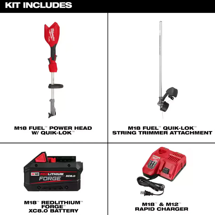 Milwaukee 3016-21ST M18 FUEL™ String Trimmer w/ QUIK-LOK™ Kit - Image 2