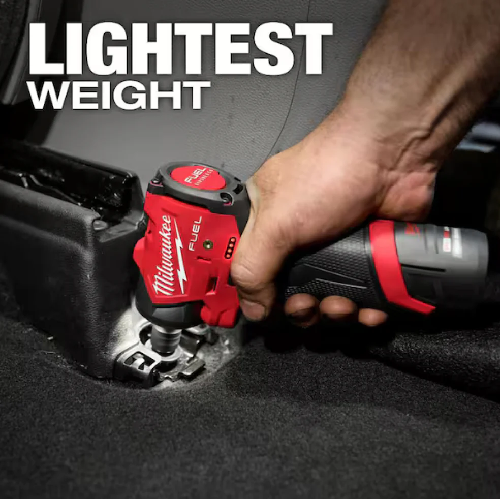 Milwaukee 3048-20 M12 FUEL Brushless Cordless 1/4" Subcompact Impact Wrench w/ Friction Ring - Image 9