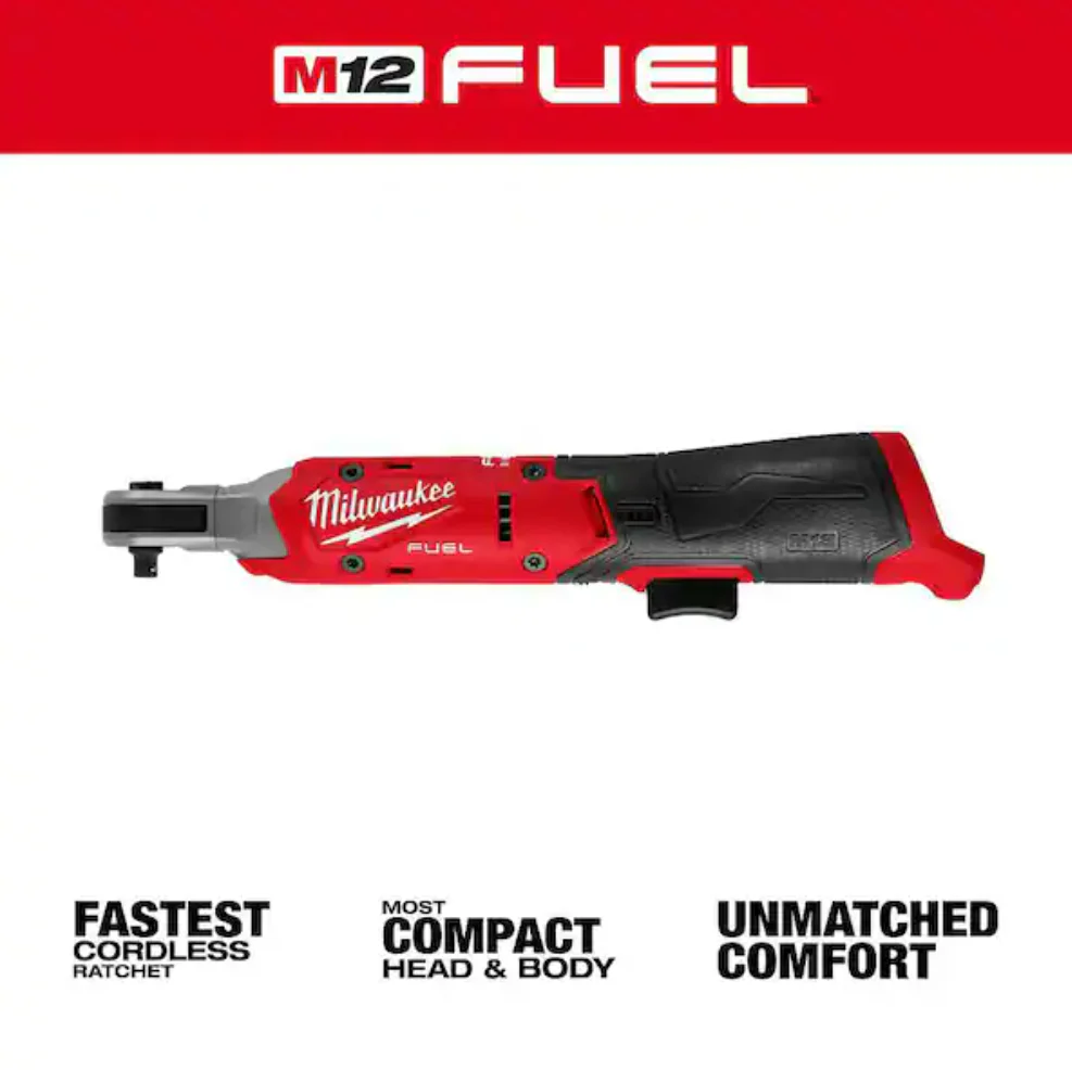 Milwaukee 3052-20 M12 FUEL™ 1/4" Ratchet (Tool Only) - Image 4