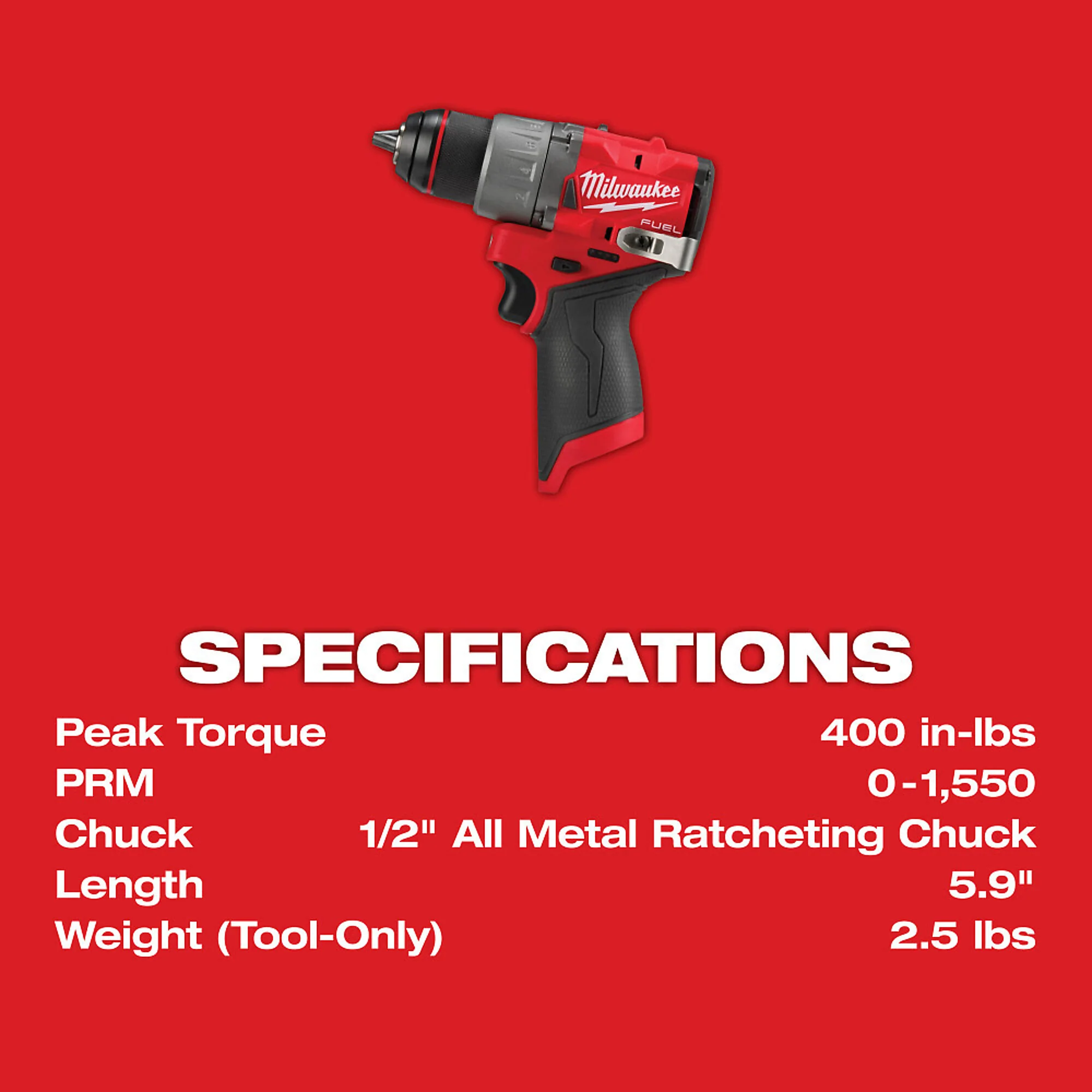 Milwaukee 3424-23 M12 FUEL 3-Tool Combo Kit - Image 11
