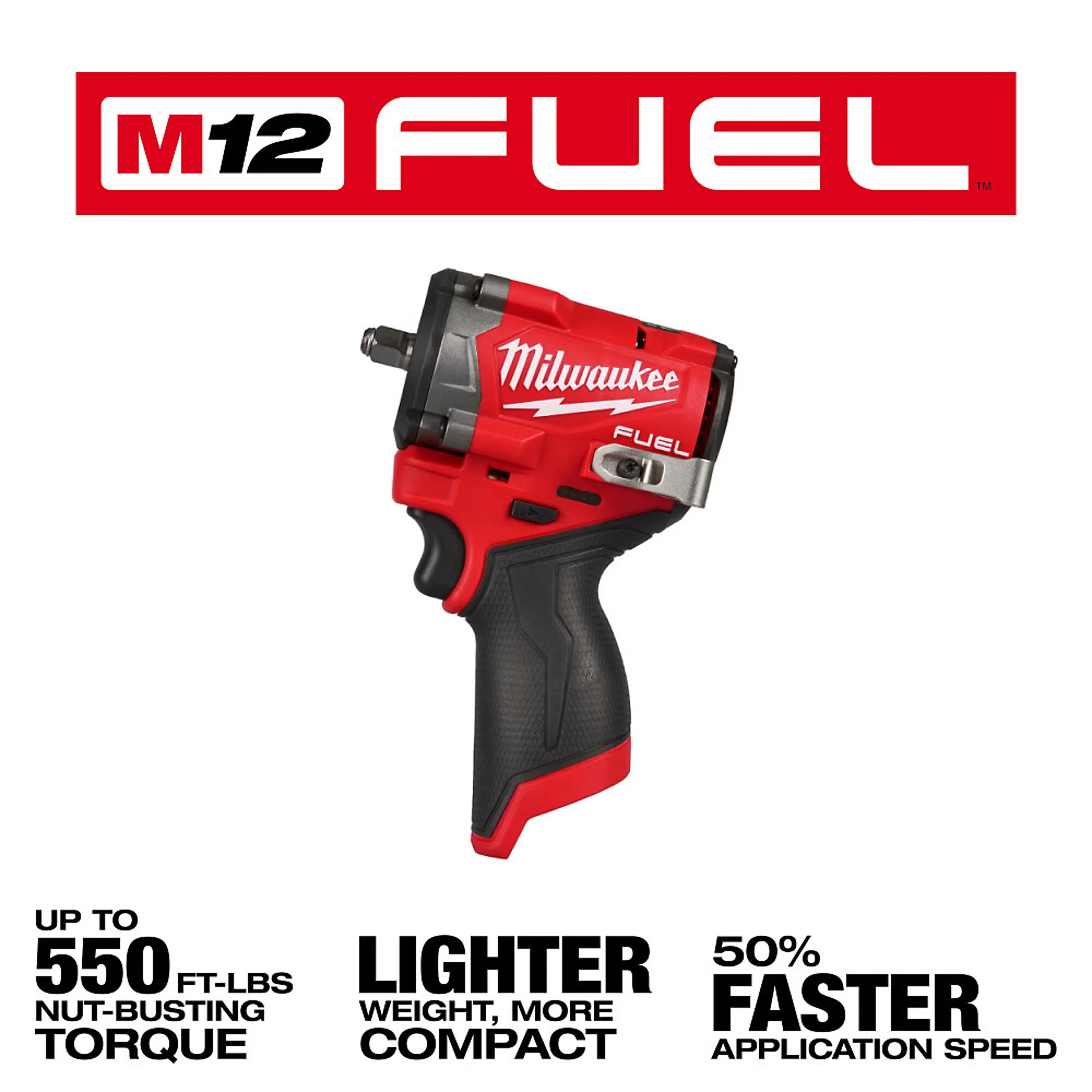 Milwaukee 3424-23 M12 FUEL 3-Tool Combo Kit - Image 3